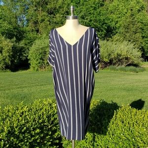Madewell Striped Plaza Shift Dress
